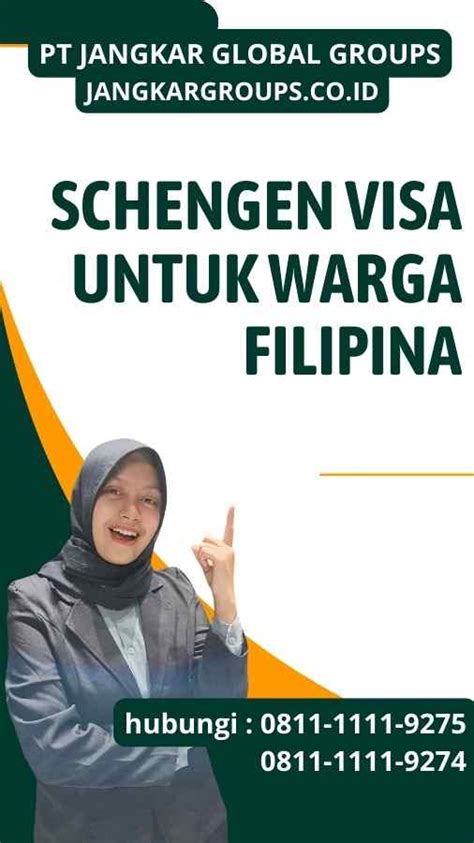 Schengen Visa Untuk Warga Filipina Jangkar Global Groups