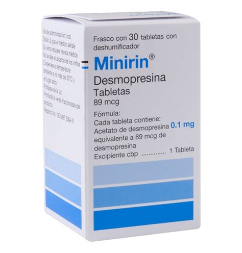 MINIRIN 0 2 MG CON 30 TABLETAS