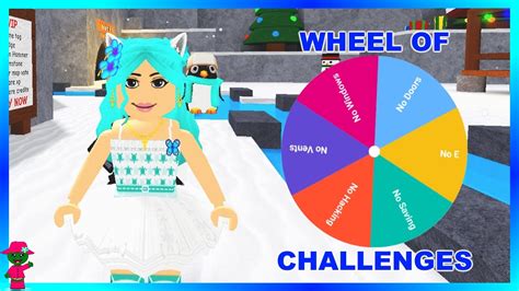 Wheel Of Challenges Roblox Flee The Facility Youtube