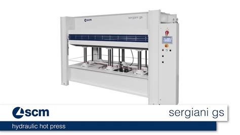 Scm Sergiani Gs Hydraulic Hot Press Youtube