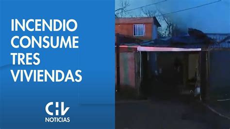 Al Menos Cuatro Viviendas Afectadas Tras Incendio En San Bernardo YouTube