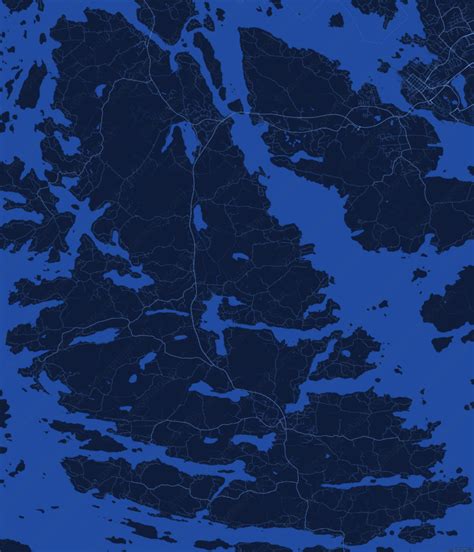 Otava - Dark Blue Vector Map | Boundless Maps