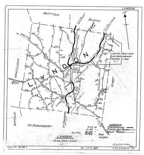 Vtransmaps Vermont Gov Maps Townmapseries Caledonia Co Lyndon