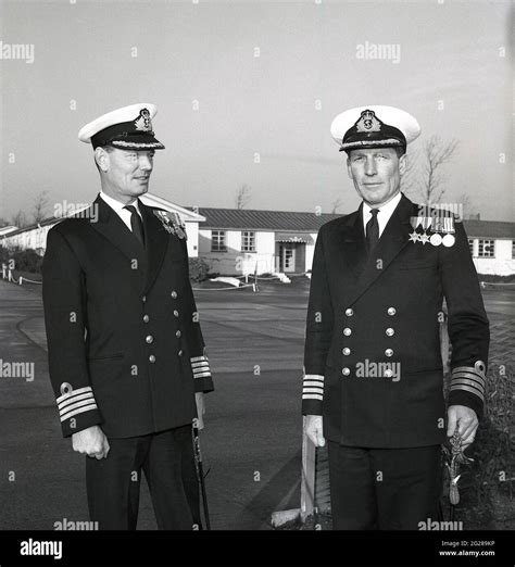 1960s Historical Outside At A Military Base Two Decorated Royal