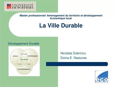 Ppt Master Professionnel Am Nagement Du Territoire Et D Veloppement