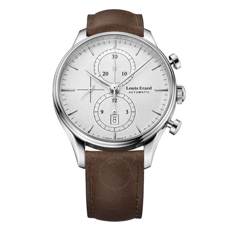 Louis Erard Heritage Chronograph Automatic Silver Dial Men S Watch