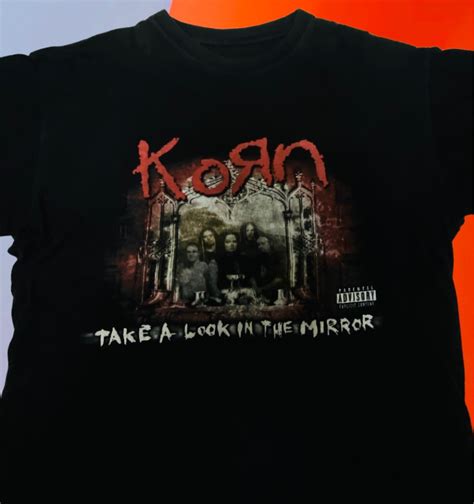 Korn Take A Look Back In The Mirror Mens Fashion Tops And Sets