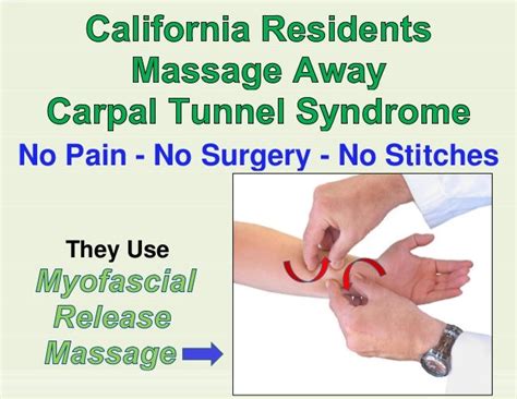 California Residents Massage Away Carpal Tunnel Syndrome