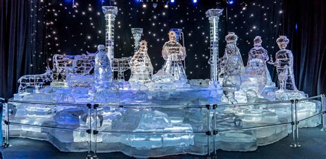 Ice sculptures,gaylord palms,exhibit,religious,christmas - free image ...