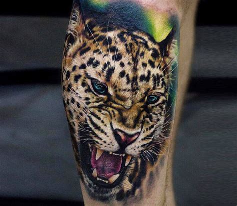 Leopard tattoo by Andrey Stepanov | Photo 27545