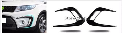 Pcs Car Styling Abs Plastics Front Fog Light Decorative Sticker Cover