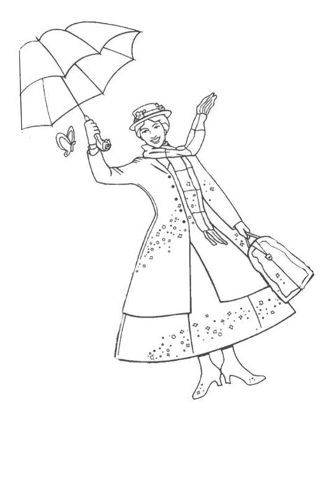 Dibujos De Mary Poppins 13 Para Colorear Para Colorear Pintar E Porn