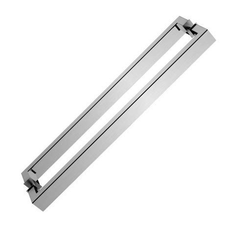 Puxador Milano Inox Duplo X X Mm Inox Escovado Loja