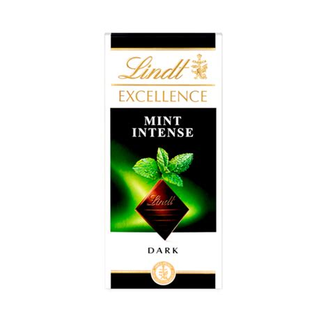 Lindt Excellence Mint Intense Dark Chocolate 100g – Shopifull