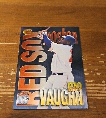 Circa Boss Boston Red Sox Baseball Card Mo Vaughn Ebay