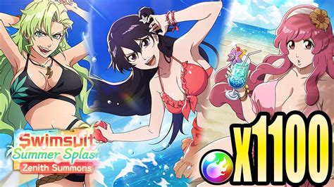 Bleach Brave Souls Swimsuit Zenith Summons Super Splash 1100 Orbs