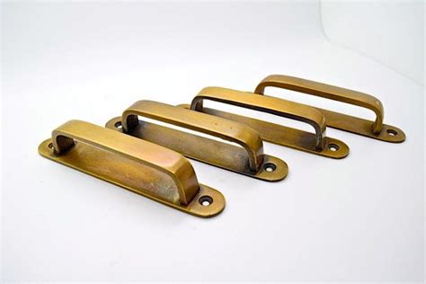 Brass Drawer Handles Kitchen Handles Brass Drawer Pulls Cupboard Drawer Handles Backplate