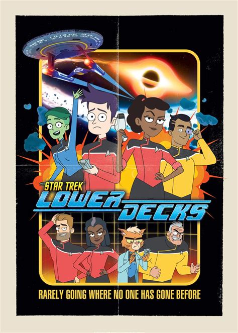 Lower Decks Poster Picture Metal Print Paint By Star Trek Displate