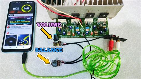 Cara Pasang Volume Balance Pada Power Amplifier Youtube