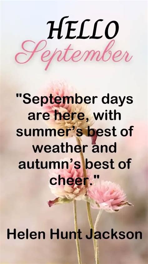 130 Inspiring Hello September Quotes 2024: Welcoming the Month with ...