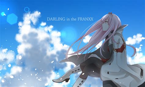 Zero Two In Skies Darling In The Franxx Hd Wallpaper