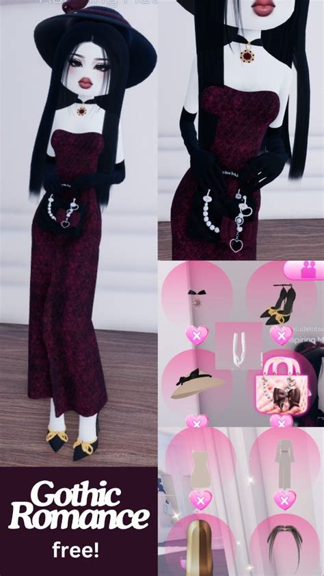 Dress To Impress Gothic Romance Goth Theme Dress To Impress