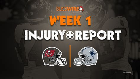 Bucs vs. Cowboys injury report: Latest update after Monday’s practice