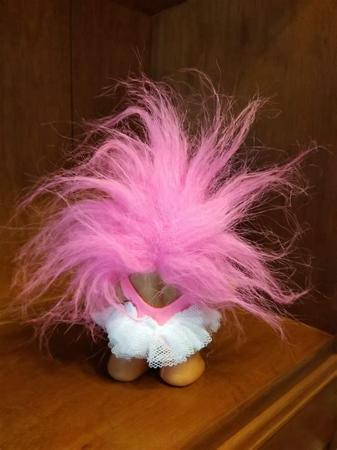 Vintage 1986 Dam Ballerina Troll Doll With Pink Hair 5 Inch Etsy