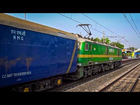 Power Beast Kanpur Wag Hci Locomotive Hauling Newly Modified Goods