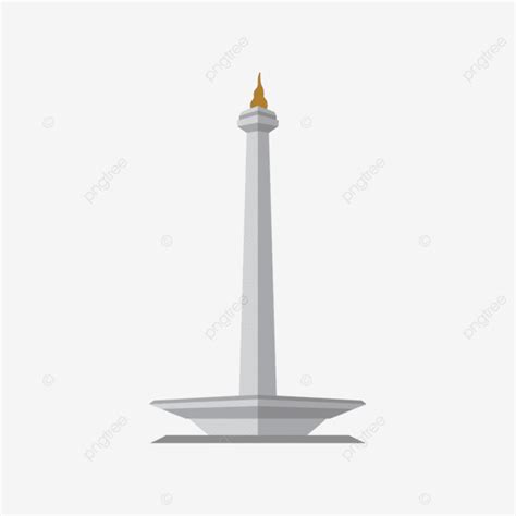 Illustation Vector Png Images Monas Jakarta Icon Illustation Jakarta