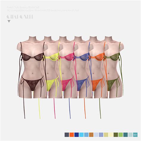 Charonlee Fanci Club Sweaty Bikini Set