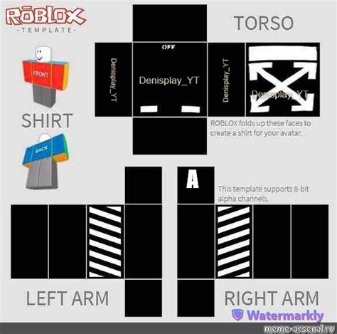 Create Meme Clothing Template In Roblox Shirt Roblox Layout For