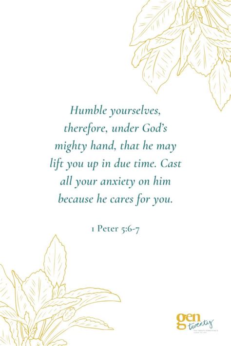 Calming Bible Verses for Anxiety - GenTwenty