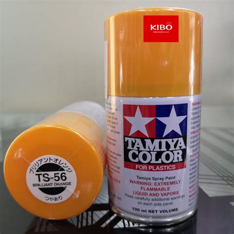 สีสเปรย์ทามิย่า Tamiya Ts 56 Brilliant Orange 100ml สีส้มสว่าง Shopee