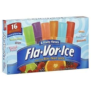 Flavor Ice Freeze Pops 16 Count: Amazon.com: Grocery & Gourmet Food