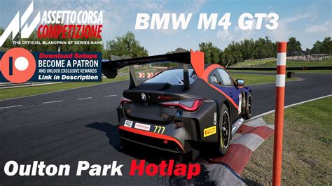 ACC Hotlap BMW M4 GT3 At Oulton Park 1 34 7 Setups Available YouTube