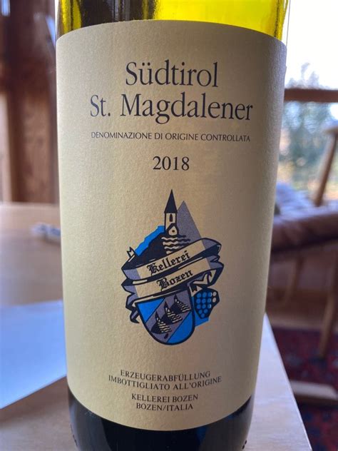 2018 Kellerei Bozen Cantina Bolzano St Magdalener Classico Italy