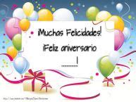 Felicitaciones personalizadas de aniversario