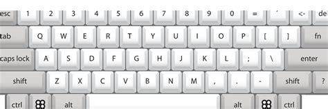 Latin Alphabet Keyboard Layout Set Isolated Vector Image