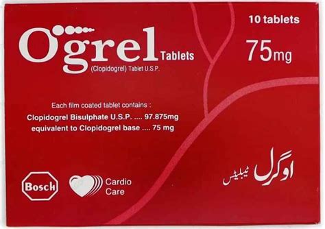 Buy Original Ogrel 75MG Tab German in Pakistan - Homeopathic Medicine ...