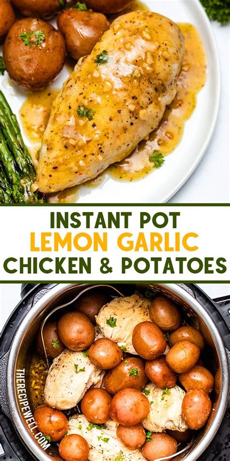 Lemon Garlic Instant Pot Chicken And Potatoes Artofit