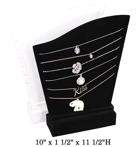 Wide & Tall Multi Necklace Display (6 Slots) - 888 Display USA, Inc.