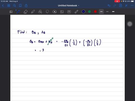 Solved Determine The Slope And The Deflection Of End B Of The