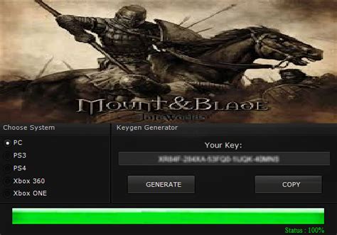 Mount And Blade Warband Serial Key Generator 2015 Vectornew