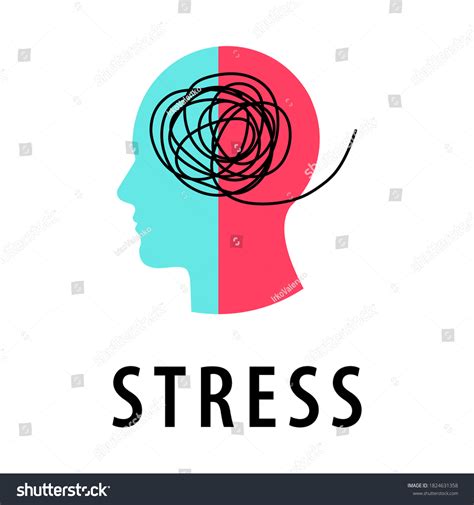 Icon Logo Psychotherapy Stress Depression Two Stock Vector Royalty Free 1824631358 Shutterstock