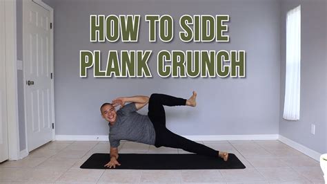 HOW TO FOR BEGINNERS HOW TO DO SIDE PLANK CRUNCHES HOW TO SIDE