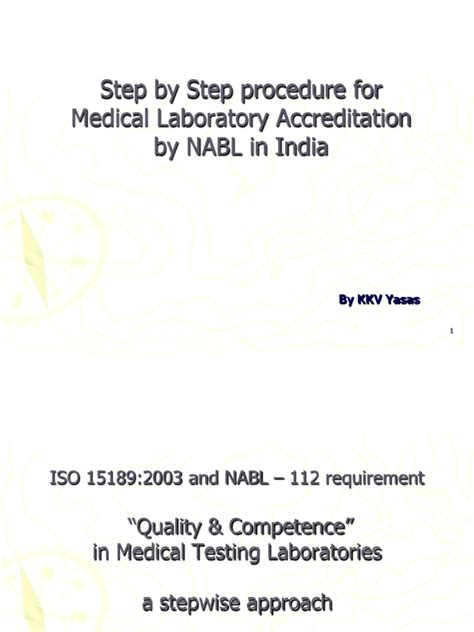 PDF Step By Step Procedure For Medical Laboratory Accreditation