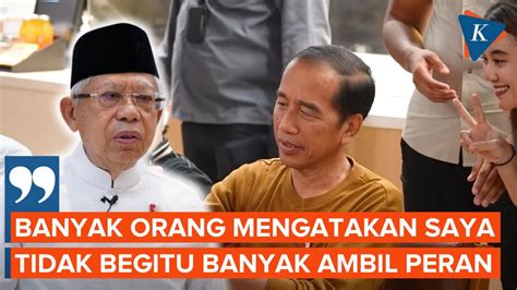 Video Ma Ruf Amin Sebut Dirinya Bukan Tipe Wapres Yang Atraktif