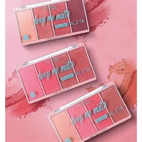 Oferta Paleta De Blush Febella Tons Super Pigmentada Shopee Brasil