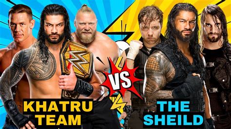 The Sheild Vs Roman Reings Jhon Cena Brock Lesnar WWE 2K23 Khatru